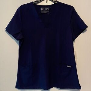 FIGS Casma Top - Navy - Small